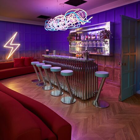 Restaurant and bar in The Social Hub Madrid